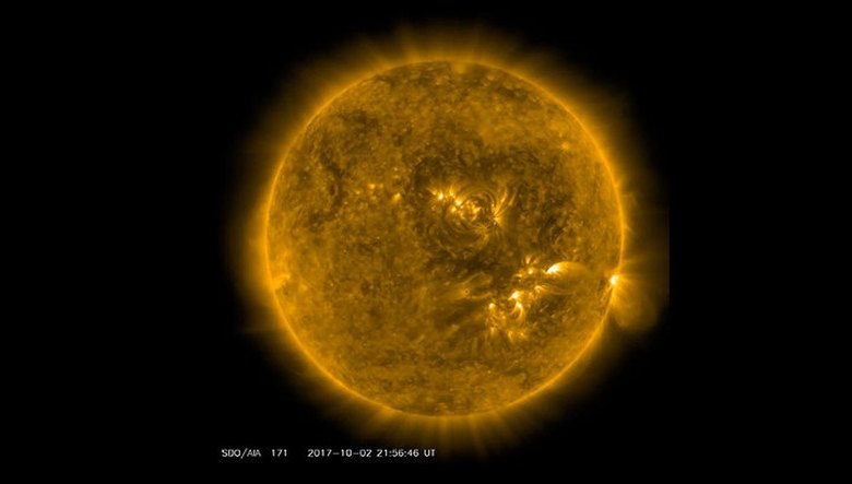 Il sole ha mostrato il suo