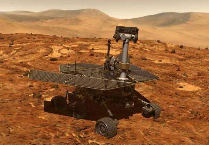 Lo spirito ha fotografato la base marziana