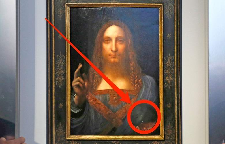 Uno strano dettaglio è stato trovato sulla tela di da Vinci, venduta per 450 milioni