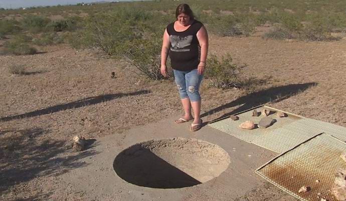 Un misterioso pozzo in Arizona rasa al suolo