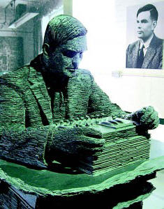 Monumento ad Alan Turing a Bletchley Park