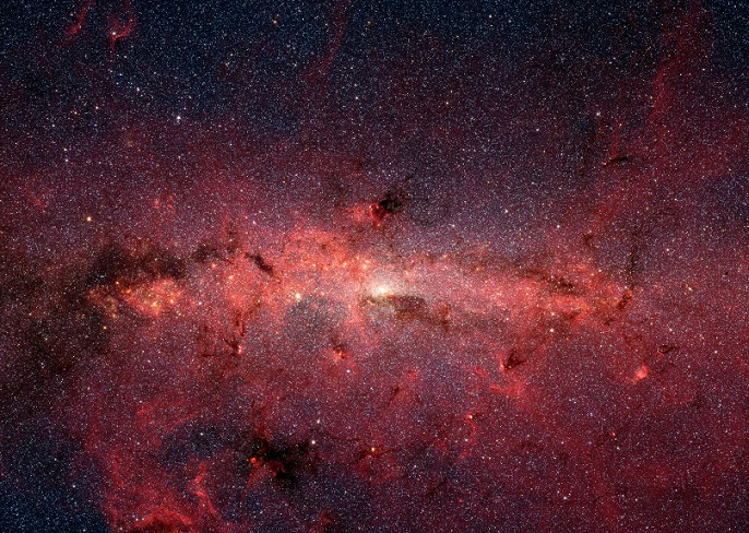 Il telescopio Spitzer ha catturato il centro della nostra galassia.