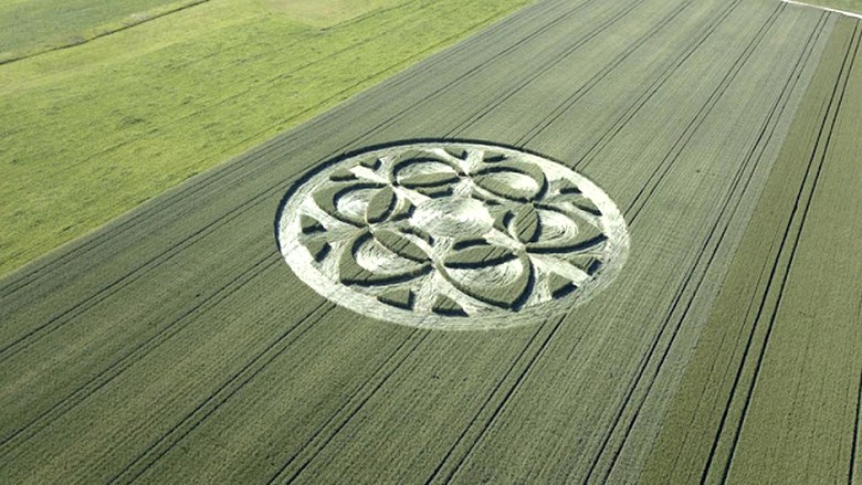 Ora in Svizzera è apparso un misterioso disegno su un campo di grano