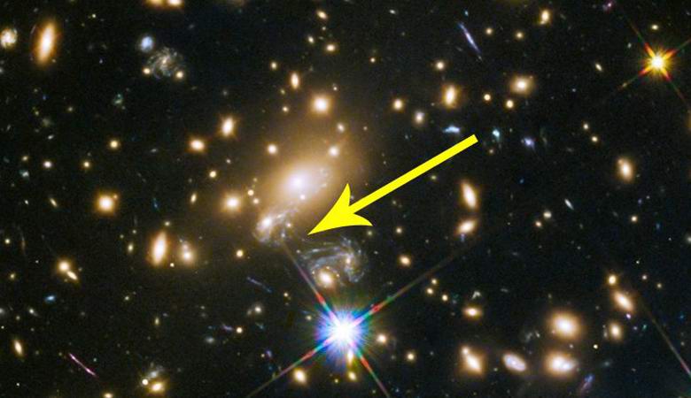 Gli scienziati hanno fotografato una stella lontana da record