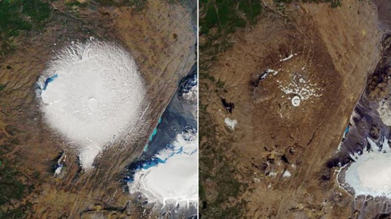 Scienziati in perdita: un enorme ghiacciaio sciolto in Islanda