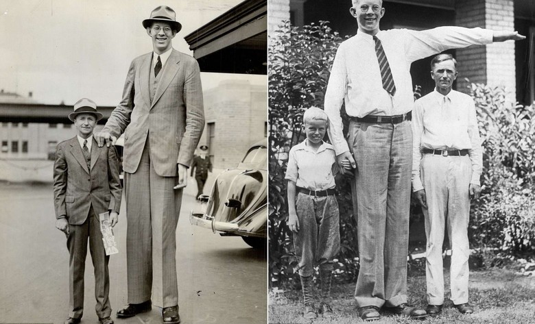 Video a colori unico con l'uomo più alto della Terra