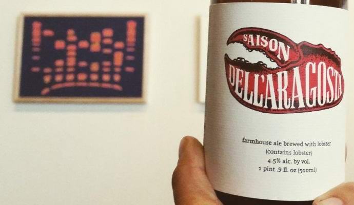 In America, ha iniziato a produrre birra dall'aragosta