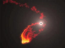 Al centro della nostra galassia si verificherà presto una collisione cosmica