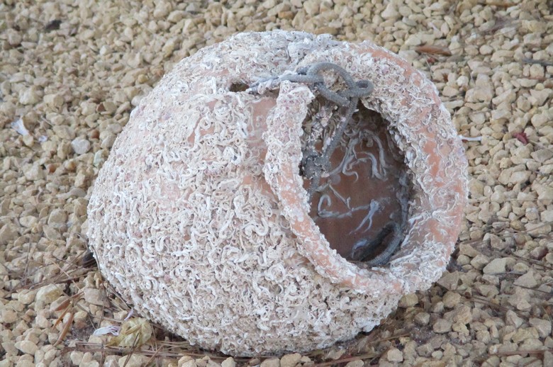 In Indonesia, un oggetto a forma di brocca è caduto dal cielo.