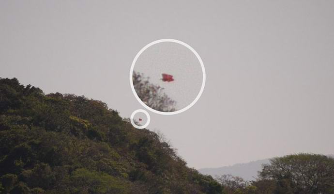 Un insolito UFO visto in Costa Rica