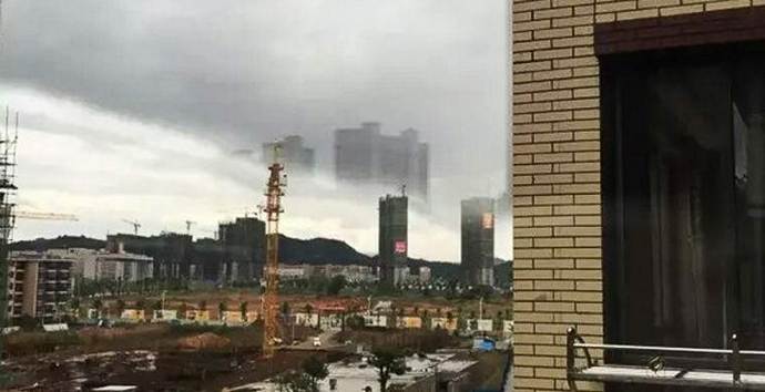 Una città fantasma è apparsa nel cielo sopra la Cina