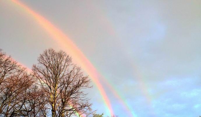 A New York, ho notato un arcobaleno fenomenale