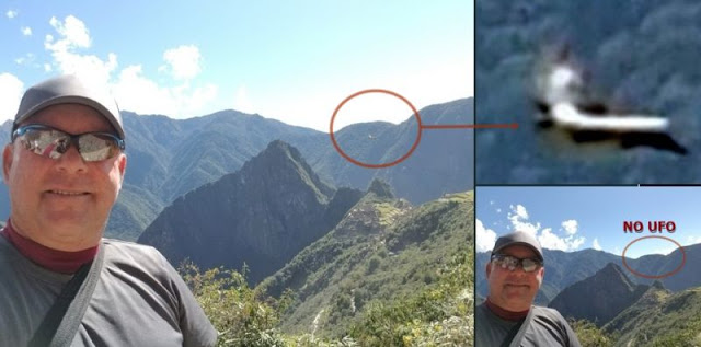 In Perù, un UFO appare da un portale direttamente sopra l'antica città di Machu Picchu