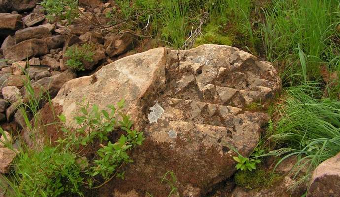 Una pietra con un misterioso ornamento è stata scoperta in Yakutia