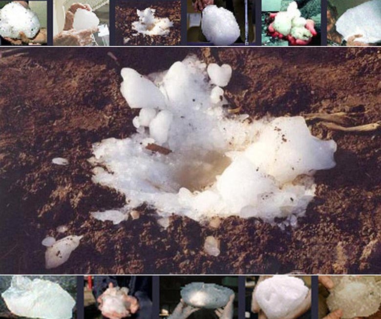 In Florida, misteriosi pezzi di ghiaccio cadono dal cielo