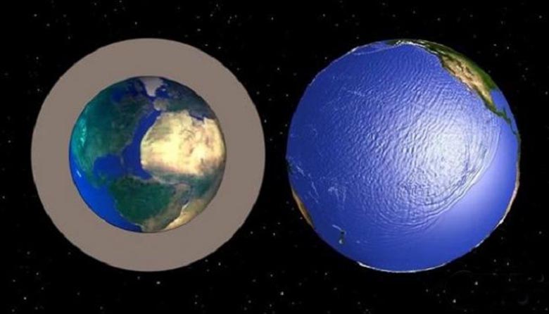 Nel corso di milioni di anni dal tempo dei dinosauri, la Terra è diventata due volte più grande.