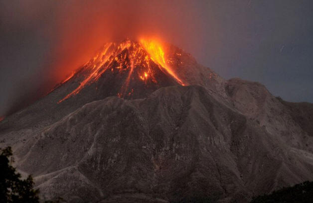 Foto del vulcano