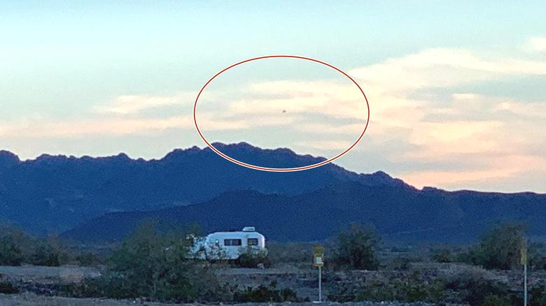 Un residente dell'Arizona ha inviato materiale UFO sugli UFO