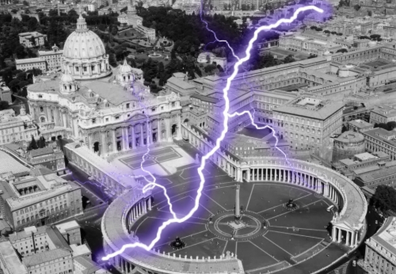 Un segno dopo una forte dichiarazione del papa